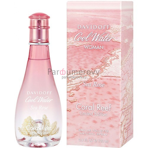 DAVIDOFF COOL WATER SEA ROSE CORAL REEF EDITION edt (w) 100ml 
