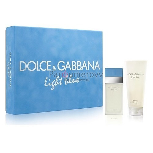 DOLCE & GABBANA LIGHT BLUE edt (w) 25ml + 50ml b/l DOLCE & GABBANA LIGHT BLUE edt (w) 25ml + 50ml b/l