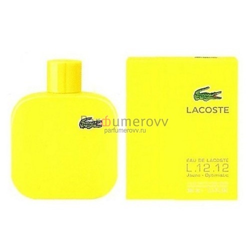 LACOSTE L. 12.12 JAUNE OPTIMISTIC edt (m) 100ml LACOSTE L. 12.12 JAUNE OPTIMISTIC edt (m) 100ml