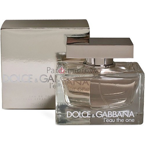 DOLCE & GABBANA THE ONE L'EAU edt (w) 75ml DOLCE & GABBANA THE ONE L'EAU edt (w) 75ml