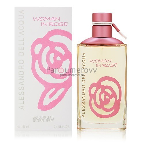 ALESSANDRO DELL'ACQUA WOMAN IN ROSE edt (w) 100ml ALESSANDRO DELL'ACQUA WOMAN IN ROSE edt (w) 100ml