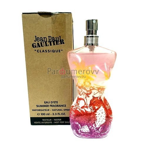 JEAN PAUL GAULTIER CLASSIQUE SUMMER edt (w) 100ml дизайн 2008 TESTER JEAN PAUL GAULTIER CLASSIQUE SUMMER edt (w) 100ml дизайн 2008 TESTER