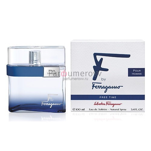 SALVATORE FERRAGAMO F BY FREE TIME edt (m) 100ml SALVATORE FERRAGAMO F BY FREE TIME edt (m) 100ml