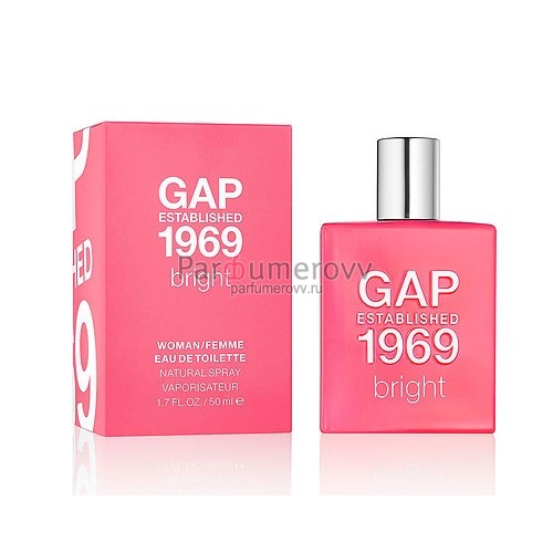 GAP ESTABLISHED 1969 BRIGHT edt (w) 50ml GAP ESTABLISHED 1969 BRIGHT edt (w) 50ml