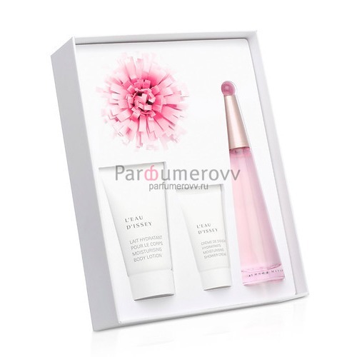 ISSEY MIYAKE L'EAU D'ISSEY FLORALE edt (w) 50ml+ 75ml b/l+30ml sh/g ISSEY MIYAKE L'EAU D'ISSEY FLORALE edt (w) 50ml+ 75ml b/l+30ml sh/g