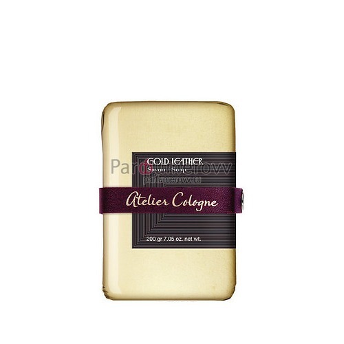 ATELIER COLOGNE GOLD LEATHER COLOGNE ABSOLUE 200gr soap