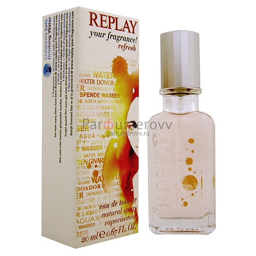 REPLAY YOUR FRAGRANCE REFRESH edt (w) 20ml REPLAY YOUR FRAGRANCE REFRESH edt (w) 20ml