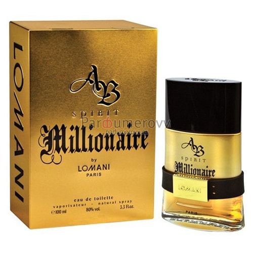 LOMANI AB SPIRIT MILLIONAIRE edt (m) 100ml LOMANI AB SPIRIT MILLIONAIRE edt (m) 100ml