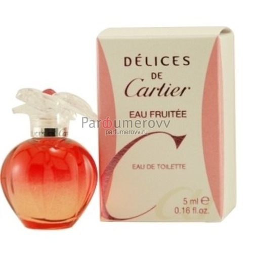 CARTIER DELICES DE CARTIER EAU FRUITTEE edt (w) 5ml mini CARTIER DELICES DE CARTIER EAU FRUITTEE edt (w) 5ml mini