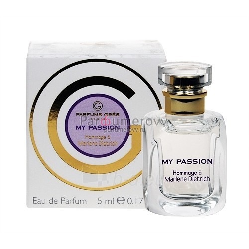 GRES MY PASSION HOMMAGE A MARLENE DIETRICH edp (w) 5ml mini GRES MY PASSION HOMMAGE A MARLENE DIETRICH edp (w) 5ml mini