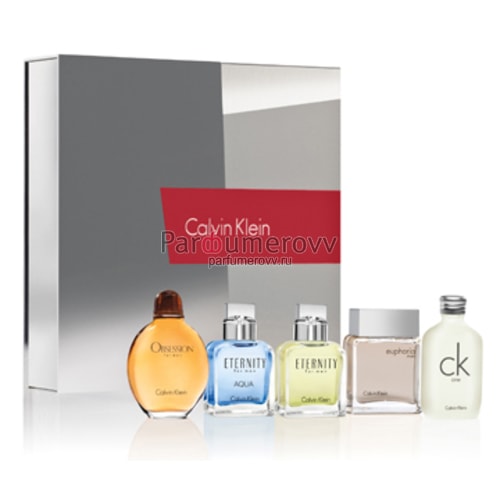 Мужская туалетная вода CALVIN KLEIN set EUPHORIA + ETERNITY + OBSESSION + ETERNITY AQUA + ONE