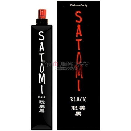 PARFUMS GENTY SATOMI BLACK edt (w) 90ml