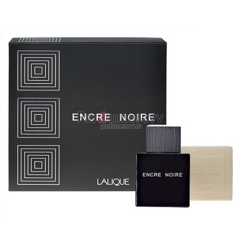 LALIQUE ENCRE NOIRE edt (m) 50ml + 150ml soap