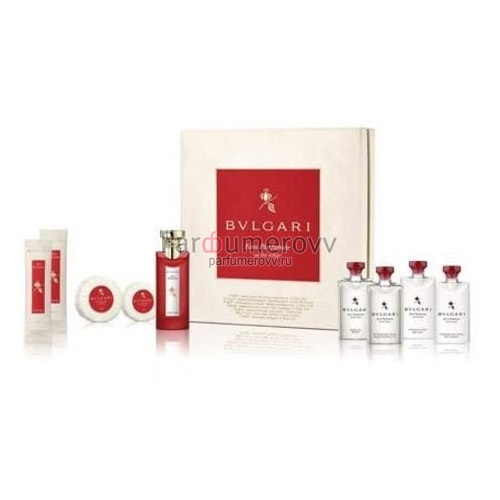 BVLGARI EAU PARFUMEE AU THE ROUGE edc (w) 75ml+75ml sh/g+75ml b/l+75ml shampoo+ 50gr soap+75gr swipe BVLGARI EAU PARFUMEE AU THE ROUGE edc (w) 75ml+75ml sh/g+75ml b/l+75ml shampoo+ 50gr soap+75gr swipe