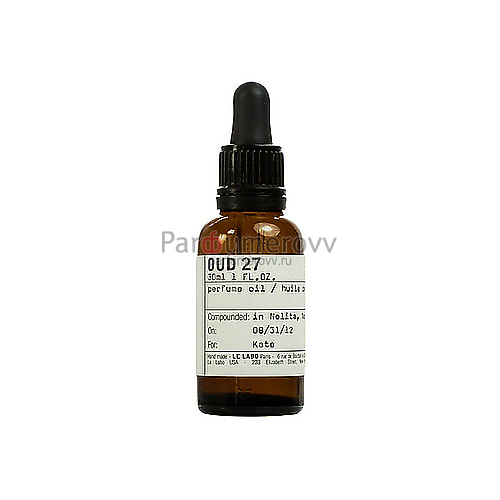LE LABO OUD 27 30ml oil LE LABO OUD 27 30ml oil