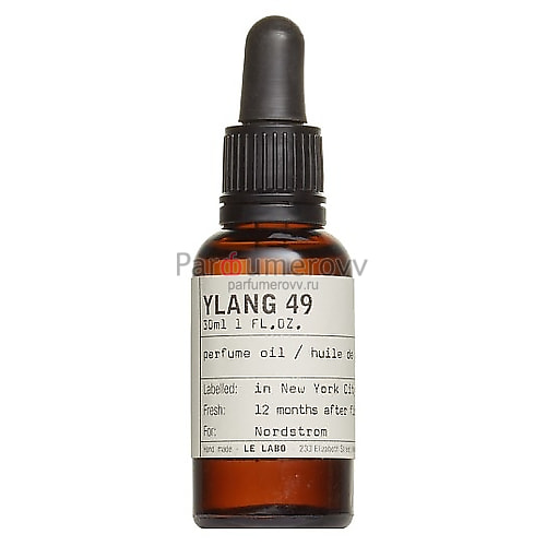 LE LABO YLANG 49 (w) 30ml oil LE LABO YLANG 49 (w) 30ml oil