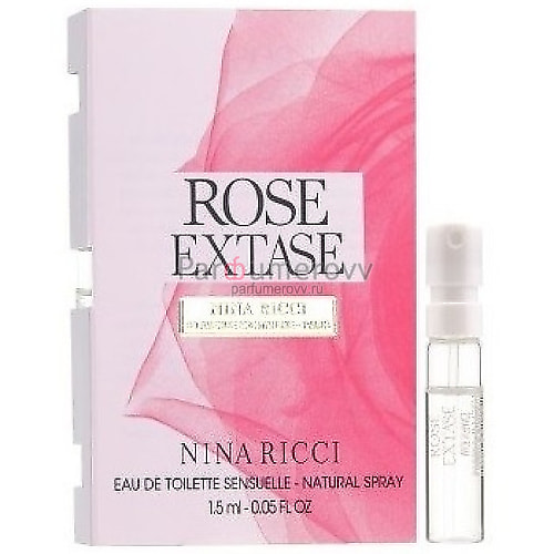 NINA RICCI ROSE EXTASE edt (w) 1.5ml пробник NINA RICCI ROSE EXTASE edt (w) 1.5ml пробник