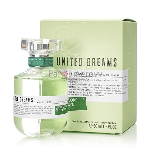 BENETTON UNITED DREAMS LIVE FREE edt (w) 50ml BENETTON UNITED DREAMS LIVE FREE edt (w) 50ml