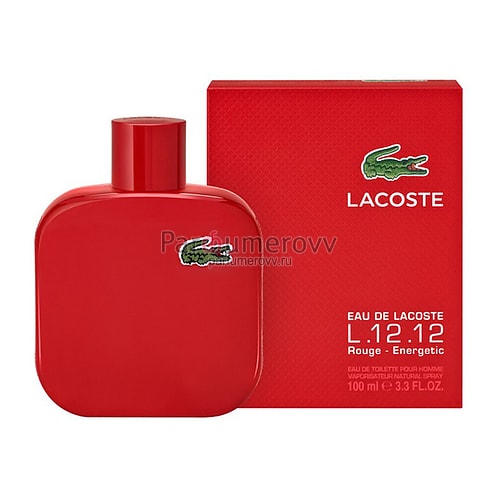 LACOSTE L. 12.12 ROUGE ENERGETIC edt (m) 100ml LACOSTE L. 12.12 ROUGE ENERGETIC edt (m) 100ml