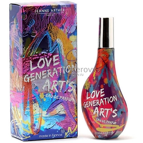 JEANNE ARTHES LOVE GENERATION ART'S edp (w) 60ml JEANNE ARTHES LOVE GENERATION ART'S edp (w) 60ml