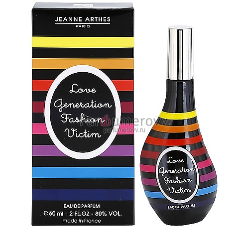 JEANNE ARTHES LOVE GENERATION FASHION VICTIM edp (w) 60ml JEANNE ARTHES LOVE GENERATION FASHION VICTIM edp (w) 60ml