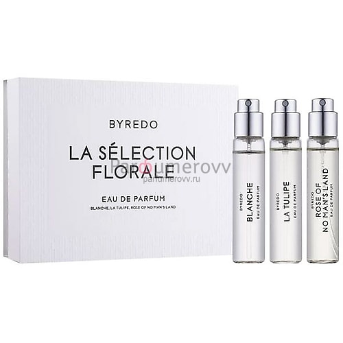 BYREDO LA SELECTION FLORALE set BLANCHE + LA TULIPE + ROSE OF NO MAN`S LAND edp (w) 3*12ml BYREDO LA SELECTION FLORALE set BLANCHE + LA TULIPE + ROSE OF NO MAN`S LAND edp (w) 3*12ml
