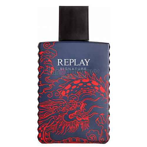REPLAY SIGNATURE RED DRAGON edt (m) 100ml TESTER