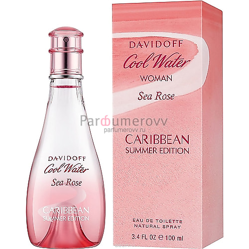 DAVIDOFF COOL WATER SEA ROSE CARIBBEAN SUMMER EDITION edt (w) 100ml DAVIDOFF COOL WATER SEA ROSE CARIBBEAN SUMMER EDITION edt (w) 100ml
