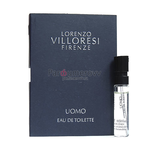 LORENZO VILLORESI UOMO edt 2ml пробник LORENZO VILLORESI UOMO edt 2ml пробник