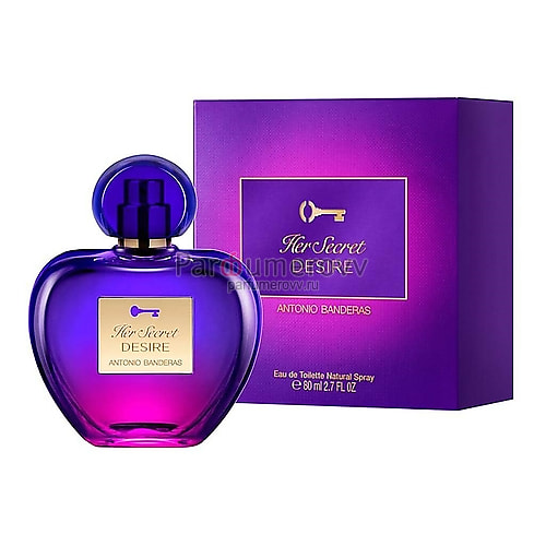ANTONIO BANDERAS HER SECRET DESIRE edt (w) 80ml ANTONIO BANDERAS HER SECRET DESIRE edt (w) 80ml