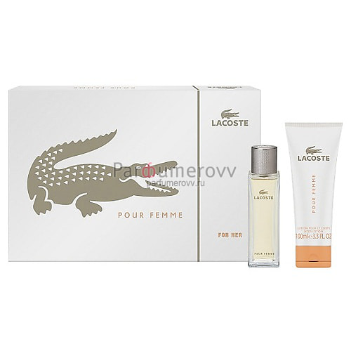 LACOSTE POUR FEMME edp (w) 50ml + 100ml b/l LACOSTE POUR FEMME edp (w) 50ml + 100ml b/l