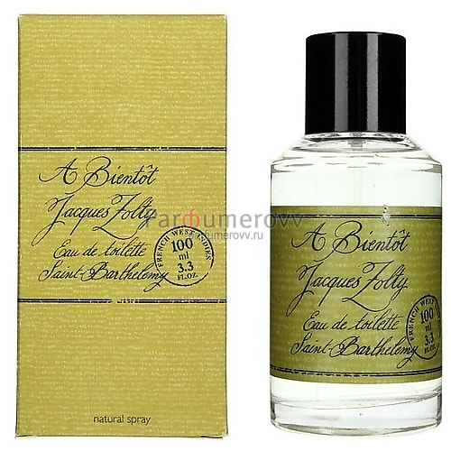 JACQUES ZOLTY A BIENTOT edp 100ml JACQUES ZOLTY A BIENTOT edp 100ml