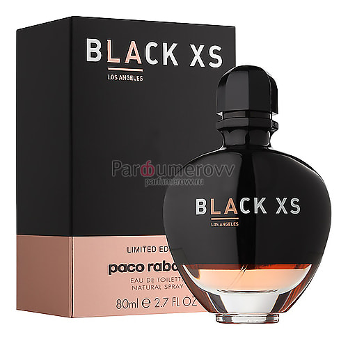 PACO RABANNE XS BLACK LOS ANGELES edt (w) 80ml