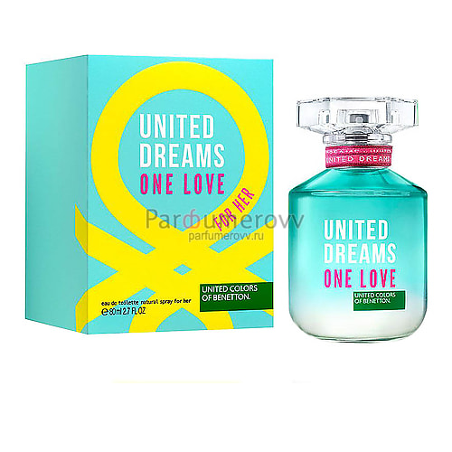 BENETTON UNITED DREAMS ONE LOVE edt (w) 80ml BENETTON UNITED DREAMS ONE LOVE edt (w) 80ml
