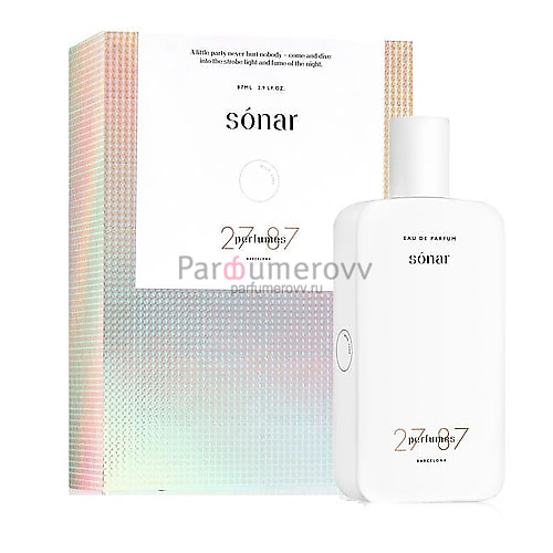27 87 PERFUMES SONAR edp 87ml 27 87 PERFUMES SONAR edp 87ml