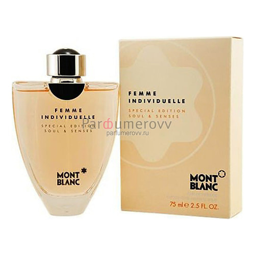MONTBLANC FEMME INDIVIDUELLE SOUL & SENSES edt (w) 75ml MONTBLANC FEMME INDIVIDUELLE SOUL & SENSES edt (w) 75ml