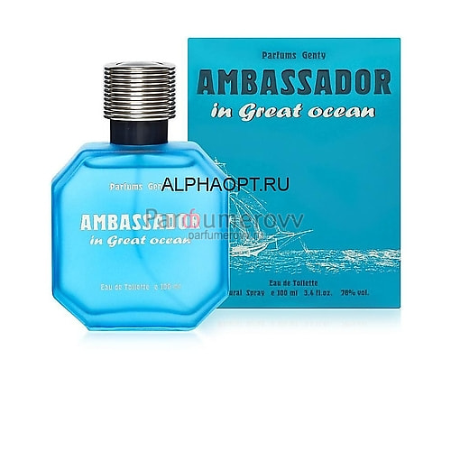 PARFUMS GENTY AMBASSADOR IN GREAT OCEAN edt (m) 100ml PARFUMS GENTY AMBASSADOR IN GREAT OCEAN edt (m) 100ml