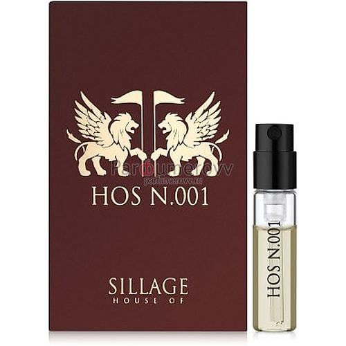HOUSE OF SILLAGE HOS N.001 (m) 1.8ml parfume пробник HOUSE OF SILLAGE HOS N.001 (m) 1.8ml parfume пробник