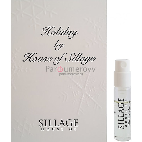 HOUSE OF SILLAGE HOLIDAY (w) 1.8ml parfume пробник