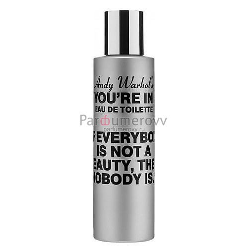 COMME DES GARCONS ANDY WARHOLl`S YOU`RE IN edt 100ml TESTER COMME DES GARCONS ANDY WARHOLl`S YOU`RE IN edt 100ml TESTER