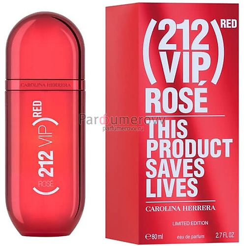 CAROLINA HERRERA 212 VIP ROSE RED edp (w) 80ml CAROLINA HERRERA 212 VIP ROSE RED edp (w) 80ml