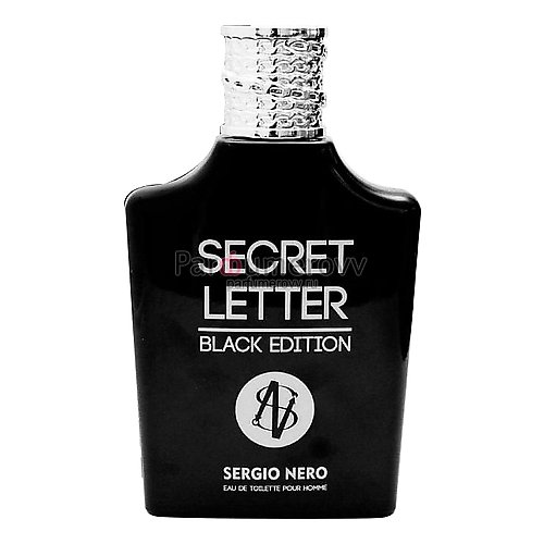 SERGIO NERO SECRET LETTER BLACK EDITION edt (m) 100ml TESTER SERGIO NERO SECRET LETTER BLACK EDITION edt (m) 100ml TESTER