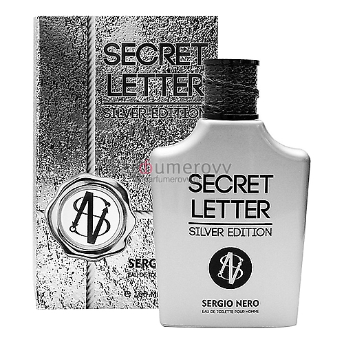 SERGIO NERO SECRET LETTER SILVER EDITION edt (m) 100ml SERGIO NERO SECRET LETTER SILVER EDITION edt (m) 100ml