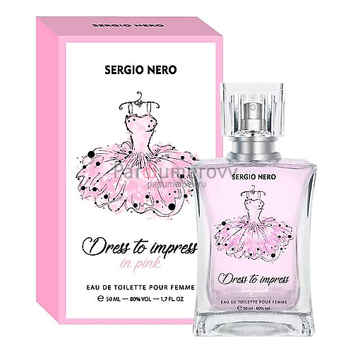 SERGIO NERO DRESS TO IMPRESS IN PINK edt (w) 50ml SERGIO NERO DRESS TO IMPRESS IN PINK edt (w) 50ml
