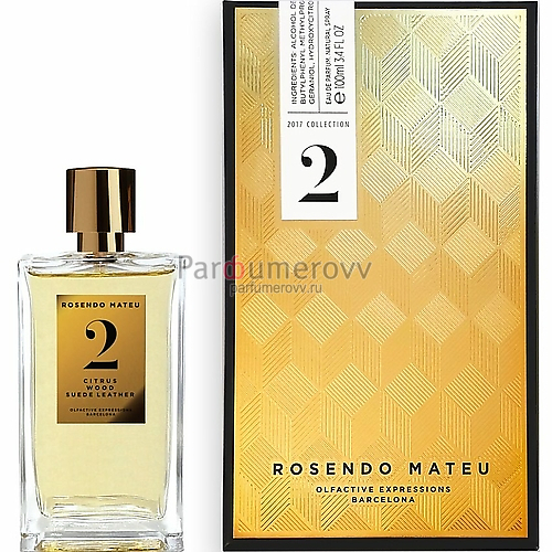 ROSENDO MATEU №2 CITRUS, WOOD, SUEDE LEATHER edp 100ml ROSENDO MATEU №2 CITRUS, WOOD, SUEDE LEATHER edp 100ml
