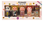 Kokeshi By Jeremy Scott Set Cherry + Bambu + Tonka + Litchee + Lotus