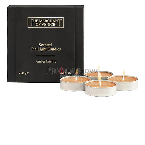 THE MERCHANT OF VENICE AMBER INTENSE 4*19g candle THE MERCHANT OF VENICE AMBER INTENSE 4*19g candle