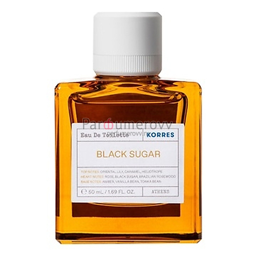 KORRES BLACK SUGAR edt 50ml TESTER KORRES BLACK SUGAR edt 50ml TESTER