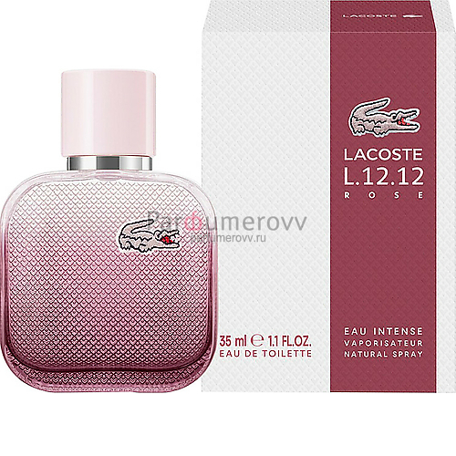 LACOSTE L. 12.12 ROSE EAU INTENSE edt (w) 35ml LACOSTE L. 12.12 ROSE EAU INTENSE edt (w) 35ml
