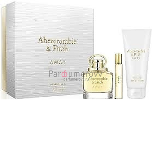 ABERCROMBIE & FITCH AWAY edp (w) 100ml + 15ml + 200ml b/l ABERCROMBIE & FITCH AWAY edp (w) 100ml + 15ml + 200ml b/l